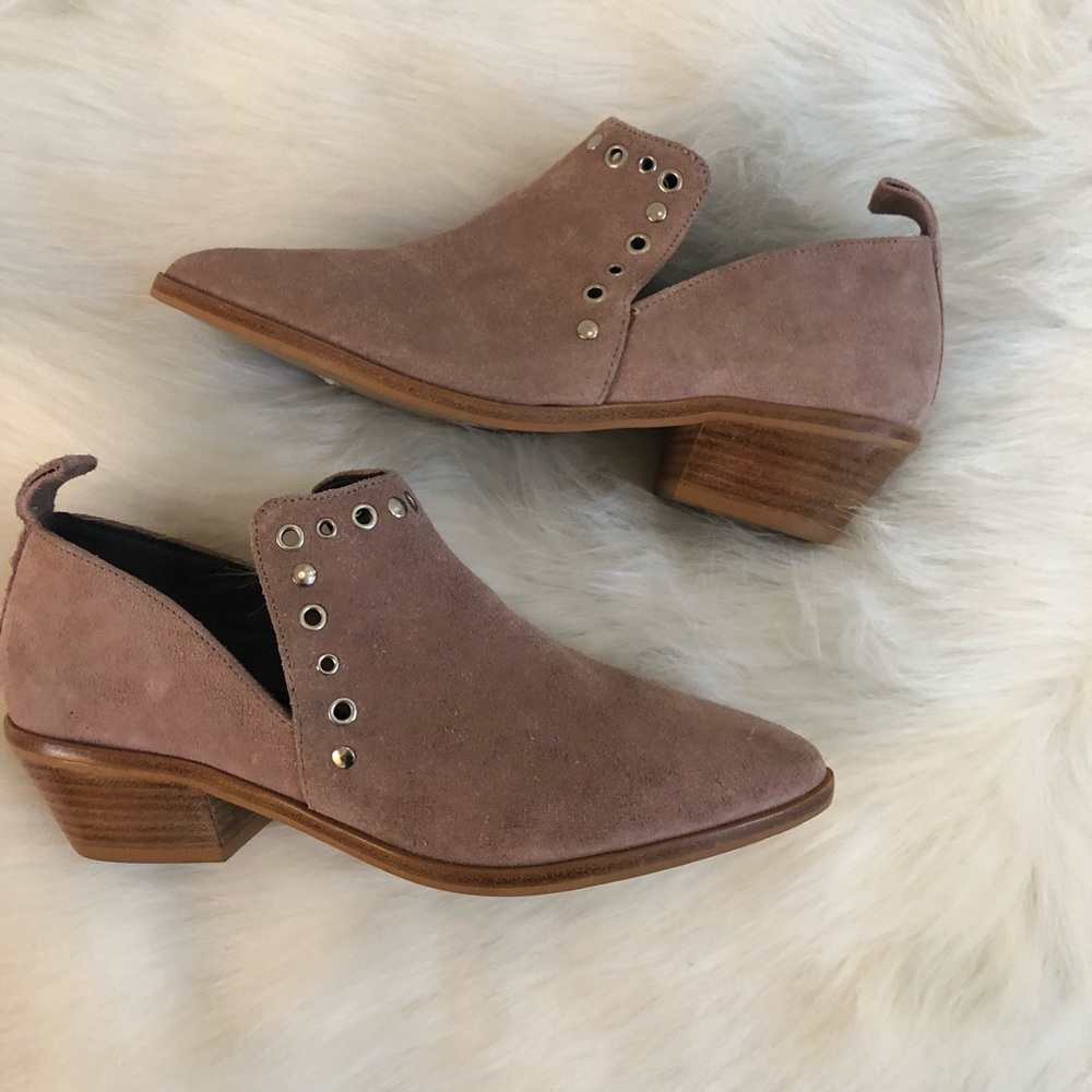 Rebecca Minkoff dusty rose suede booties - Picture 3 of 8